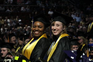 Hope and Autumn at grad